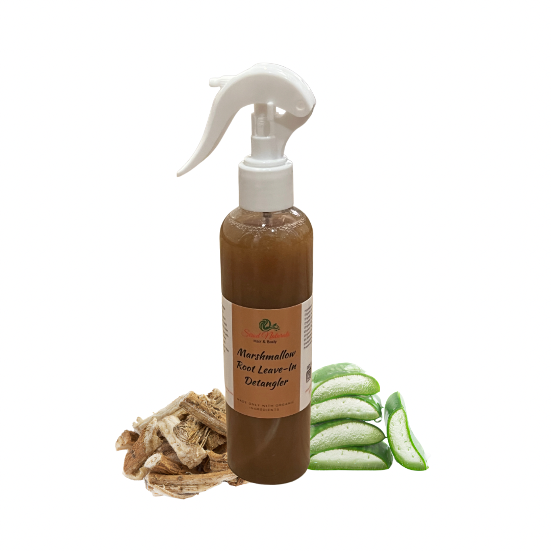 Marshmallow Root Leave-In Detangler, Natural Detangler, Curl Refresher