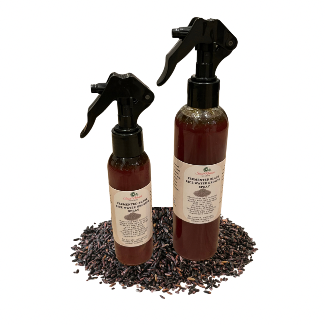 Organic Fermented Black Rice Water Hair Growth Spray