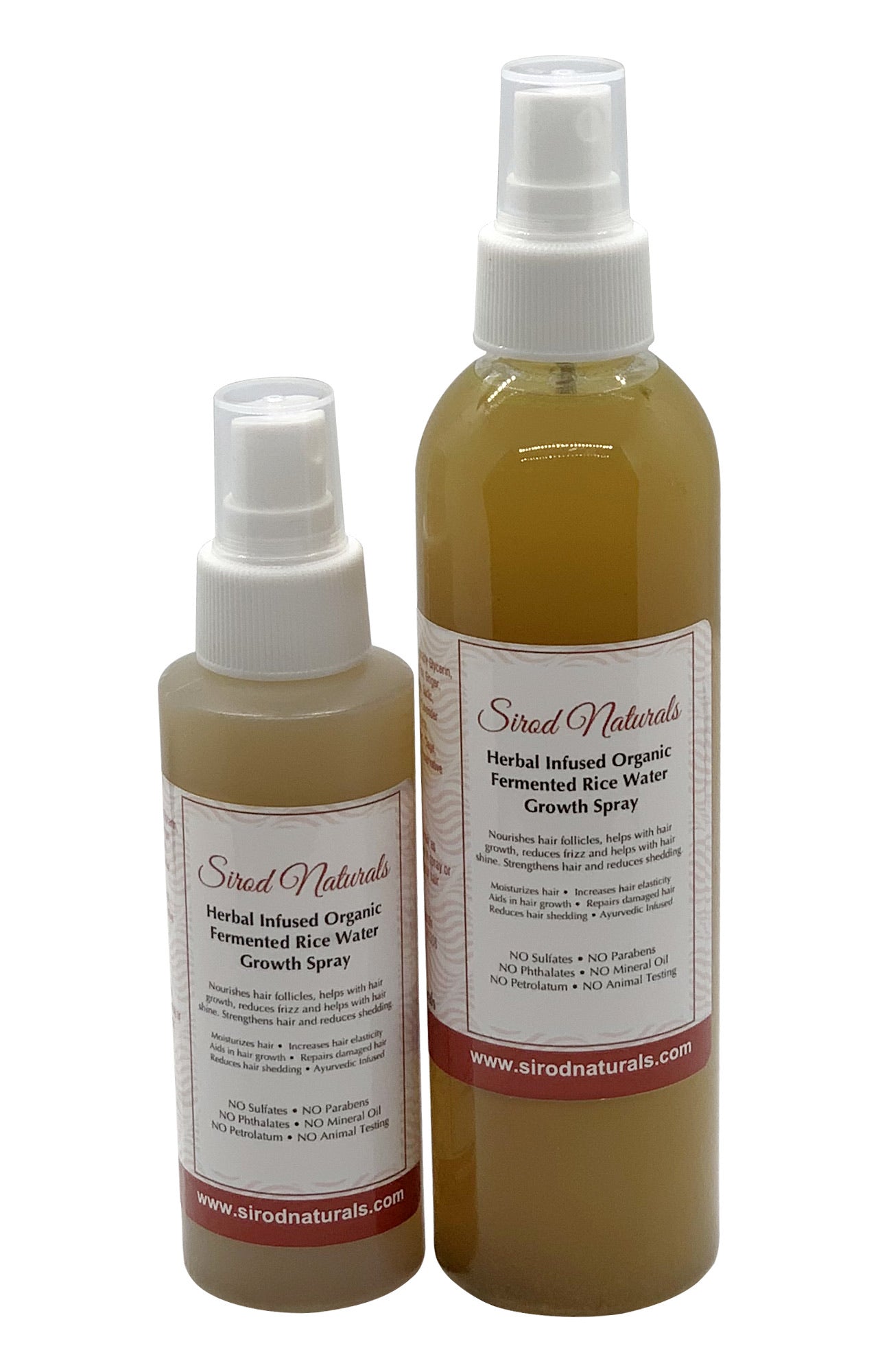 Herbal Infused Organic Fermented Rice Water Hair Growth Spray