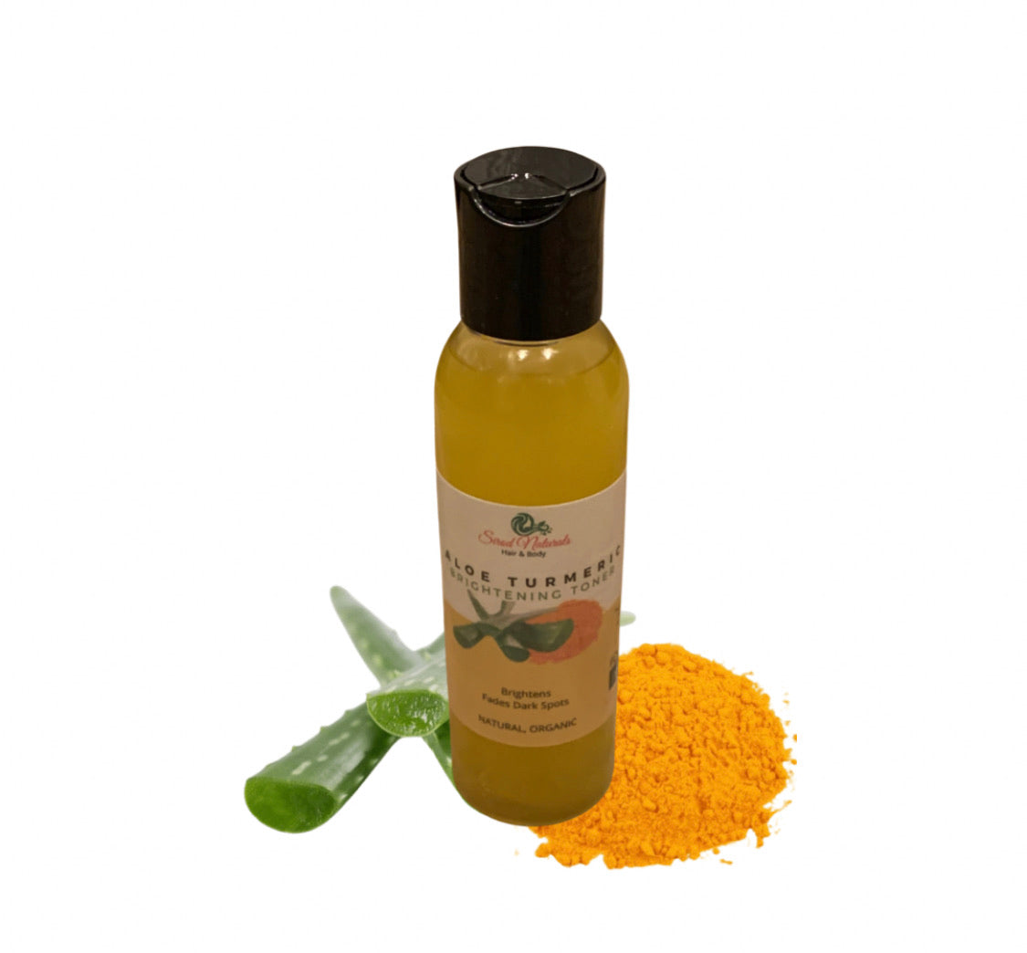 Organic Aloe Turmeric Face Toner/ Acne Clearing Toner/Brightening Face Toner/Face Toner