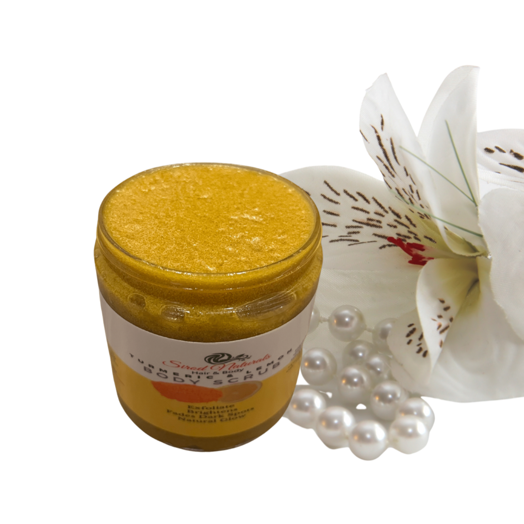 Turmeric & Lemon Brightening Body Scrub
