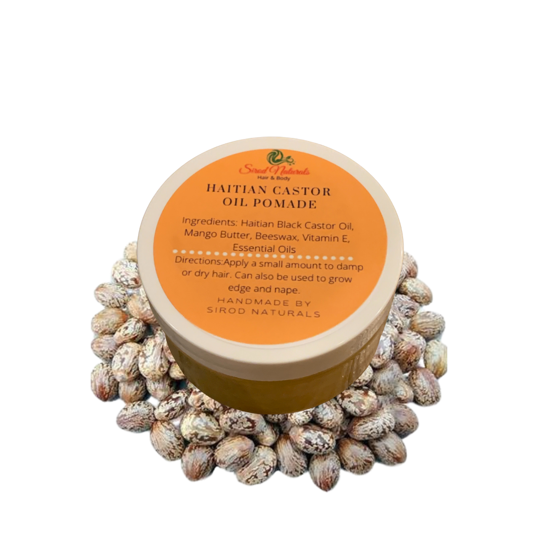 Organic Haitian Black Castor Pomade - 4oz
