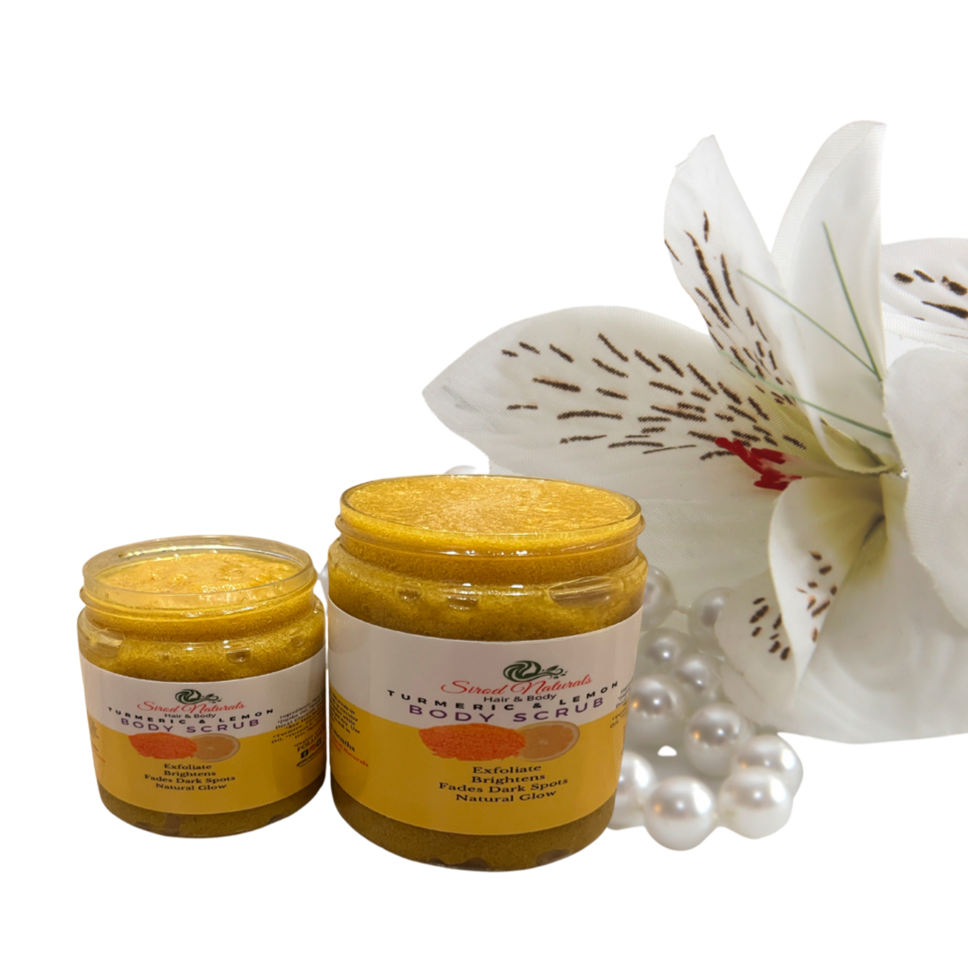 Turmeric & Lemon Brightening Body Scrub