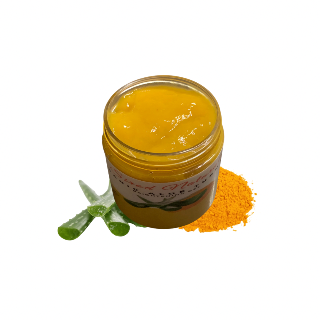 Organic Aloe Turmeric Face Gel/ Acne Clearing Gel/Brightening Face Gel