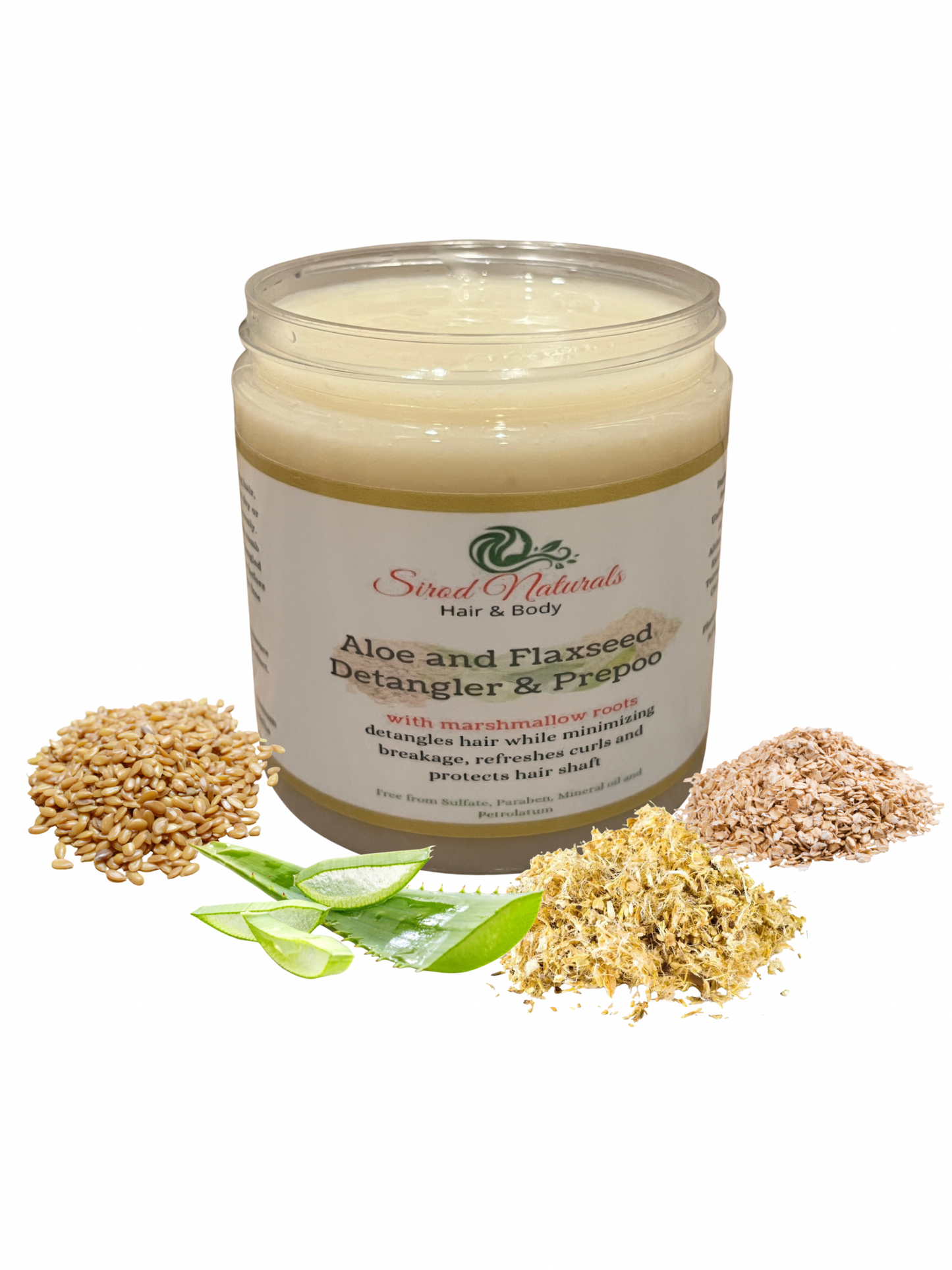 Aloe and Flaxseed Detangler and Prepoo