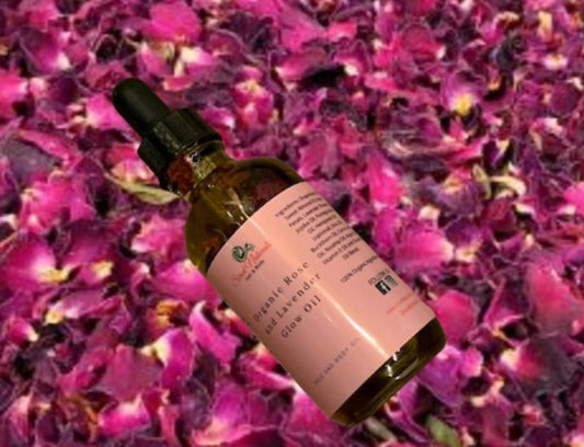 Organic Rose and Lavender Glow Oil- 2oz